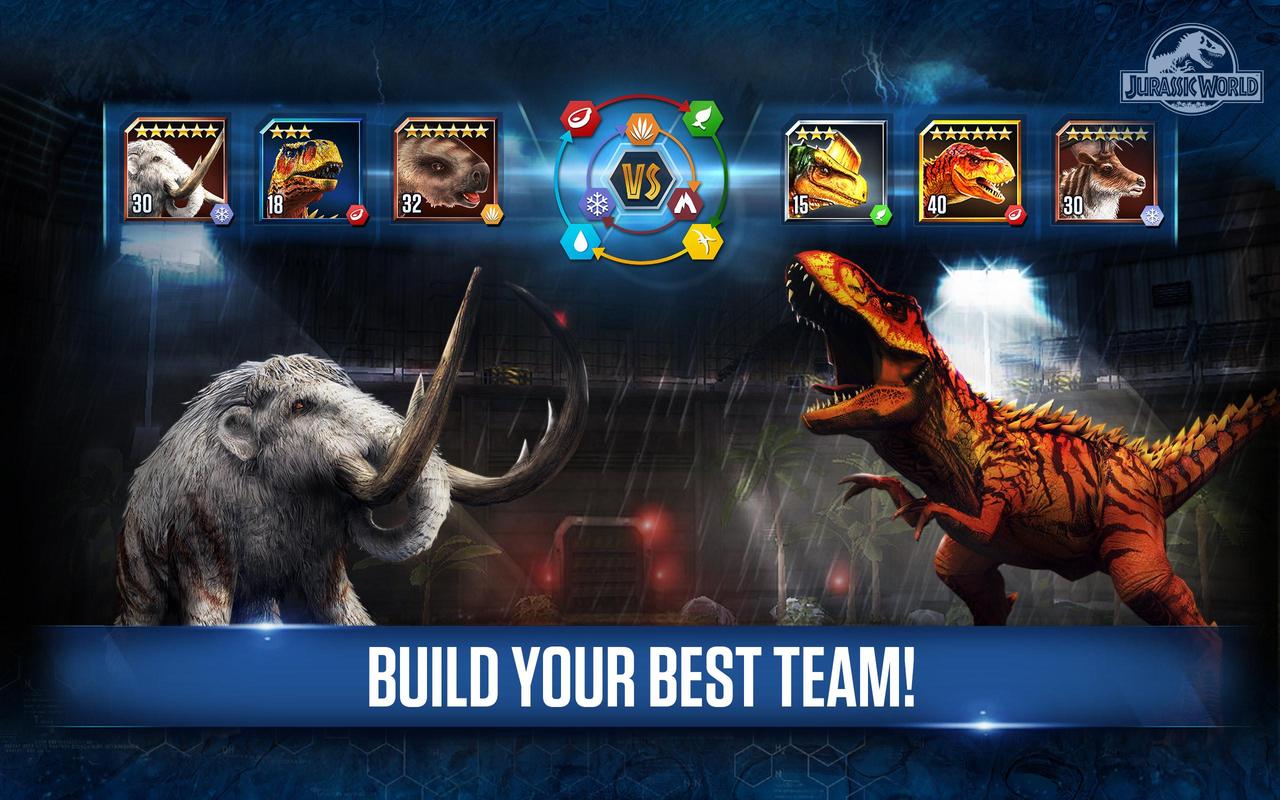 Jurassic world the game free download for android apk and data